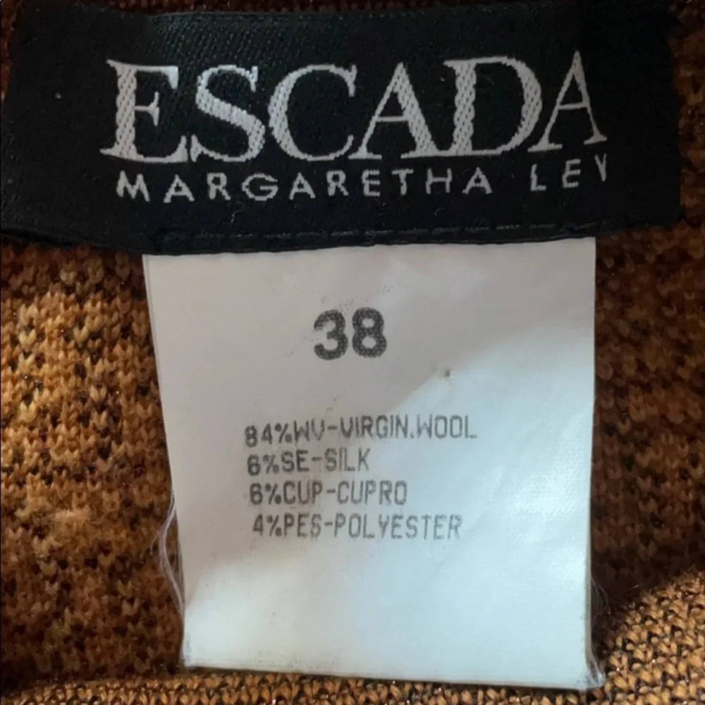 Vintage multicolored Escada pencil skirt